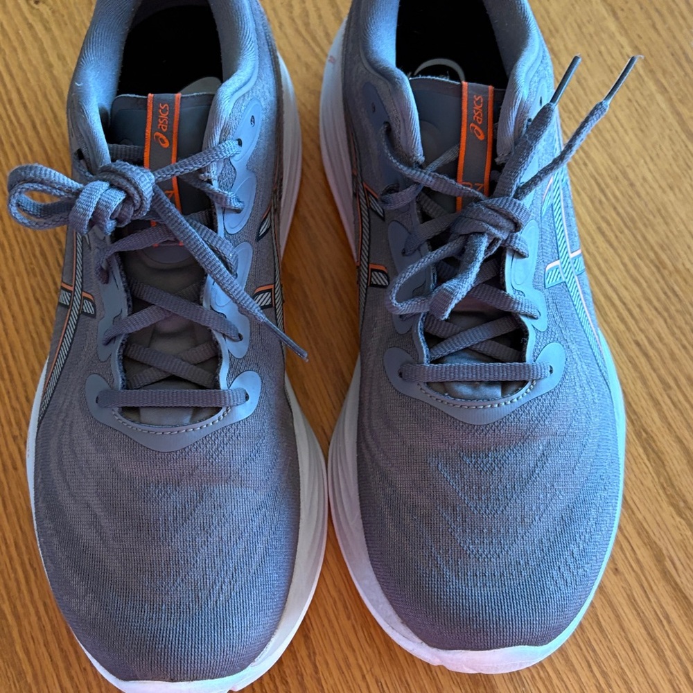 ASICS Men's Gel Cumulus 27 Gray Athletic Running Shoes Size 12 Great Condition - Picture 7 of 13